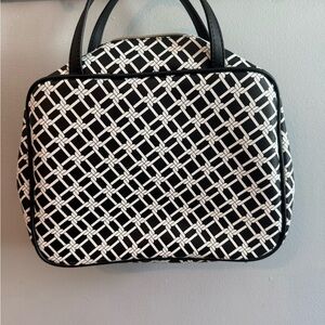 Dabney Lee Black and White Cosmetic Bags Geometric Design